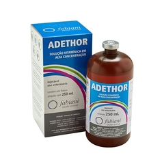 ADEthor 250ml - injetável é indicado para Bovino - Capinos/ovinos - Suínos e Equinos etc.