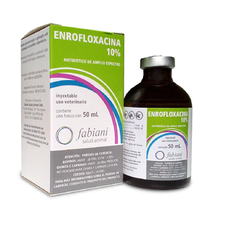 Enrofloxacina 10% 50ml Antibiótico de amplo espectro