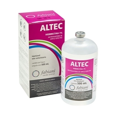 Altec - IVERMECTINA 1% 500ml INJETÁL, Atuando no Combate das Vermes e Carrapatos dos BOVINOS e SUÍNOS