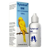 Tylotrat SM 20ml Oral Indicado para complicações respiratórias e peito seco.