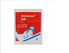 Vetococ SM caixa com 20 envelope de 4g para aves e leitões. - comprar online