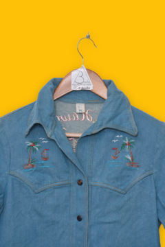 Camisa vintage bordada - comprar online