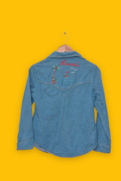 Camisa vintage bordada - loja online