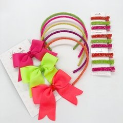 TIARA GLITTER NEON - comprar online