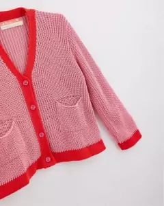 tricot cardigan basico Fabula - comprar online