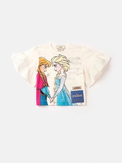 Blusa Frozen com Babados - LAURA ANTUNES ARTESANATO