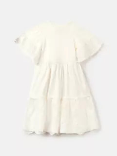 Vestido Off White com Laise - comprar online