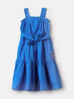 Vestido Bordado Azul