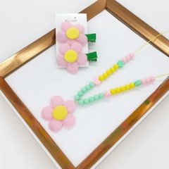 KIT 5 PULSEIRAS + COLAR DE FLORES - comprar online