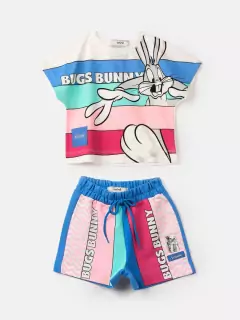 Conjunto Blusa e Short Looney Tunes