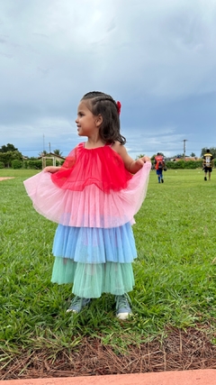 vestido tule cores