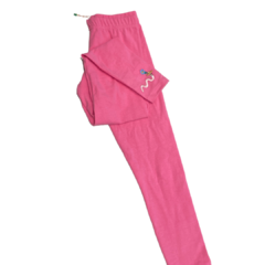 Legging lisa imaginação rosa