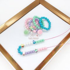 KIT 5 PULSEIRAS + COLAR DE DOCES