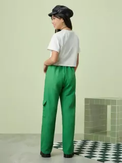 CALÇA DE ALFAIATARIA VERDE na internet