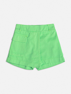 shorts saia de sarja com bolso momi