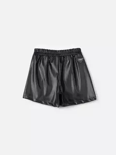 Short Fake Leather com Nervuras Anime - comprar online