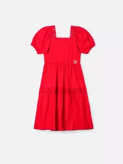 Vestido Vermelho com Renda Anime - comprar online