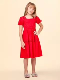 Vestido Vermelho com Renda Anime - loja online