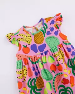 vestido bebe malha frutaria fabula - comprar online