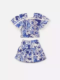 Conjunto Azul de Azulejos da Disney Anime - comprar online