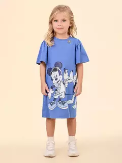 Vestido Azul do Mickey e Amigos Anime - comprar online