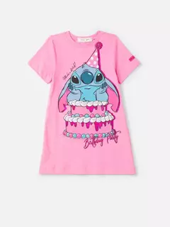 Camisola Rosa com Estampa do Stitch Anime - comprar online