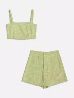 CONJUNTO VERDE DE LINHO Iam - comprar online