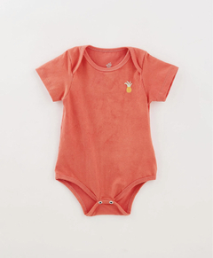 body bebe basico silk abacaxi Fabula