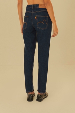 calça skinny jeans estonado 38 Farm - LAURA ANTUNES ARTESANATO