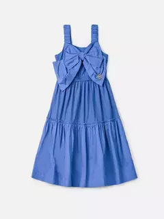 Vestido Azul Royal com Laço Anime - comprar online