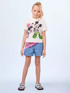 Blusa com Estampa da Minnie e Mickey Anime - LAURA ANTUNES ARTESANATO