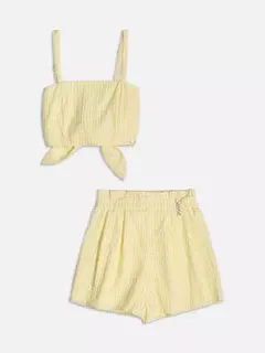 CONJUNTO XADREZ AMARELO MANTEIGA Iam - comprar online