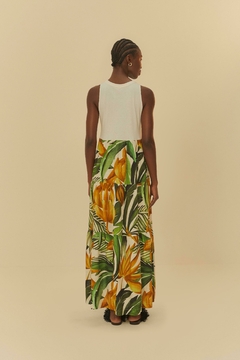 vestido cropped banana Farm - LAURA ANTUNES ARTESANATO