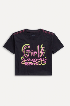 Camiseta Menina Silk Girls Gang Reserva - comprar online