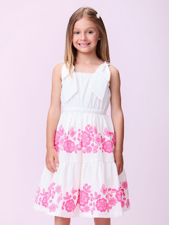 Vestido de alças com laço Momi - comprar online