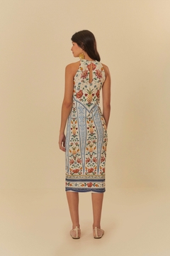 Vestido mídi azira farm - comprar online