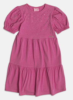 VESTIDO PINK COM STRASS MOMI - comprar online