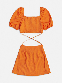 VESTIDO LARANJA DOUBLE Iam AUTHORIA