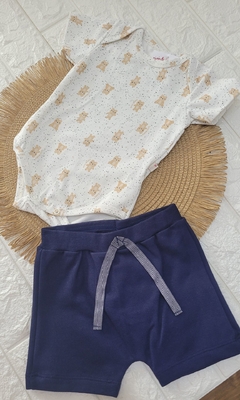 Conjunto Body/bermuda ursinho na internet