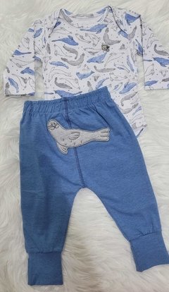 Conj. body calça golfinho - comprar online