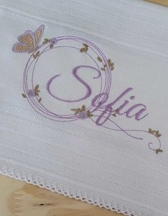 Fralda de boca Sofia lilás - comprar online