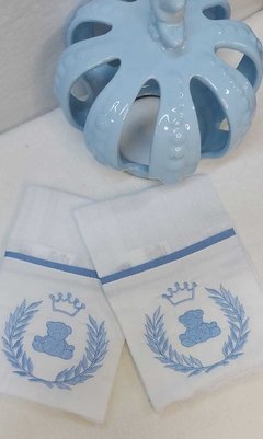 Kit 4 peças toalhas mais fraldas de boca na internet