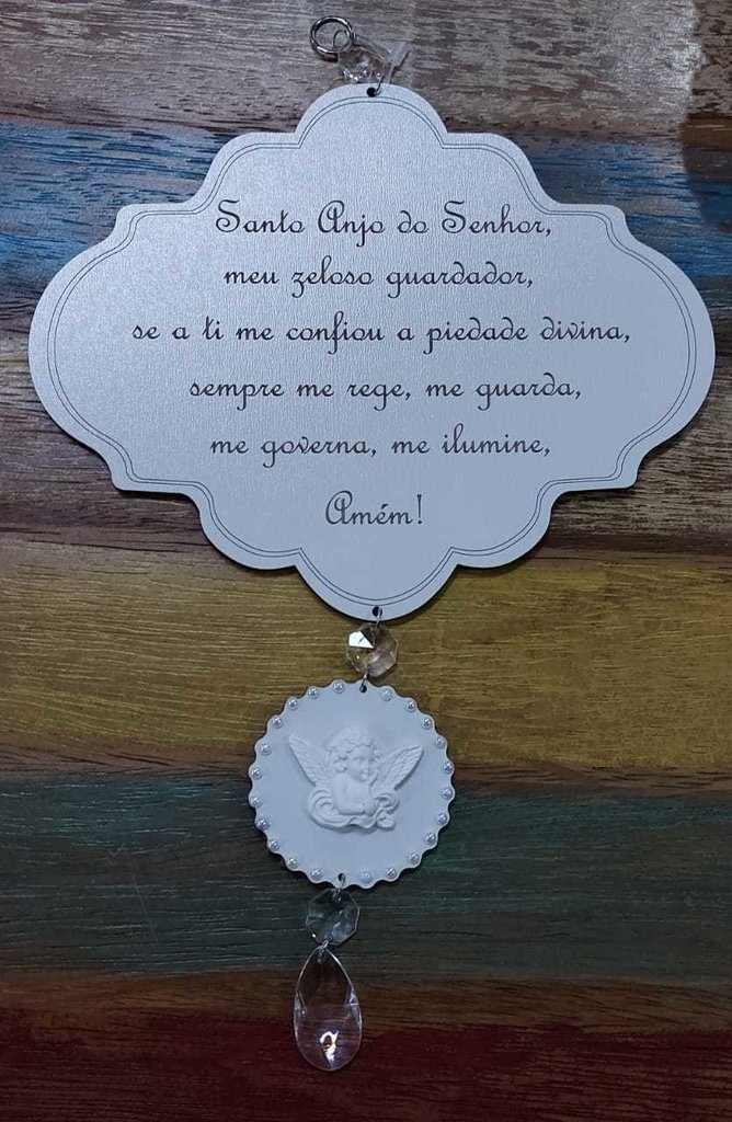 Placa Decorativa Oração Salmo 91