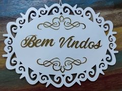 Placa Bem Vindos