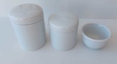 Kit higiene porcelana 3 peças