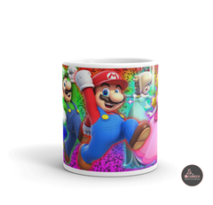 Caneca turma mario bros