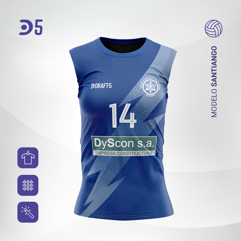 Modelo camisetas voley femenino online