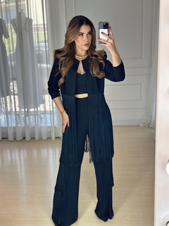 Calça Alina Pantalona com Franjas