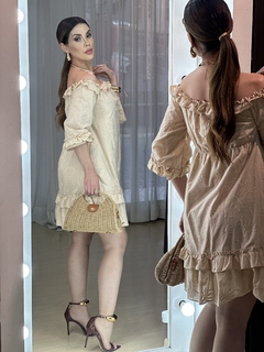 Vestido Isabel Babados no Decote - comprar online