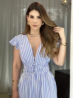 Vestido Winona Listrado Manga - comprar online